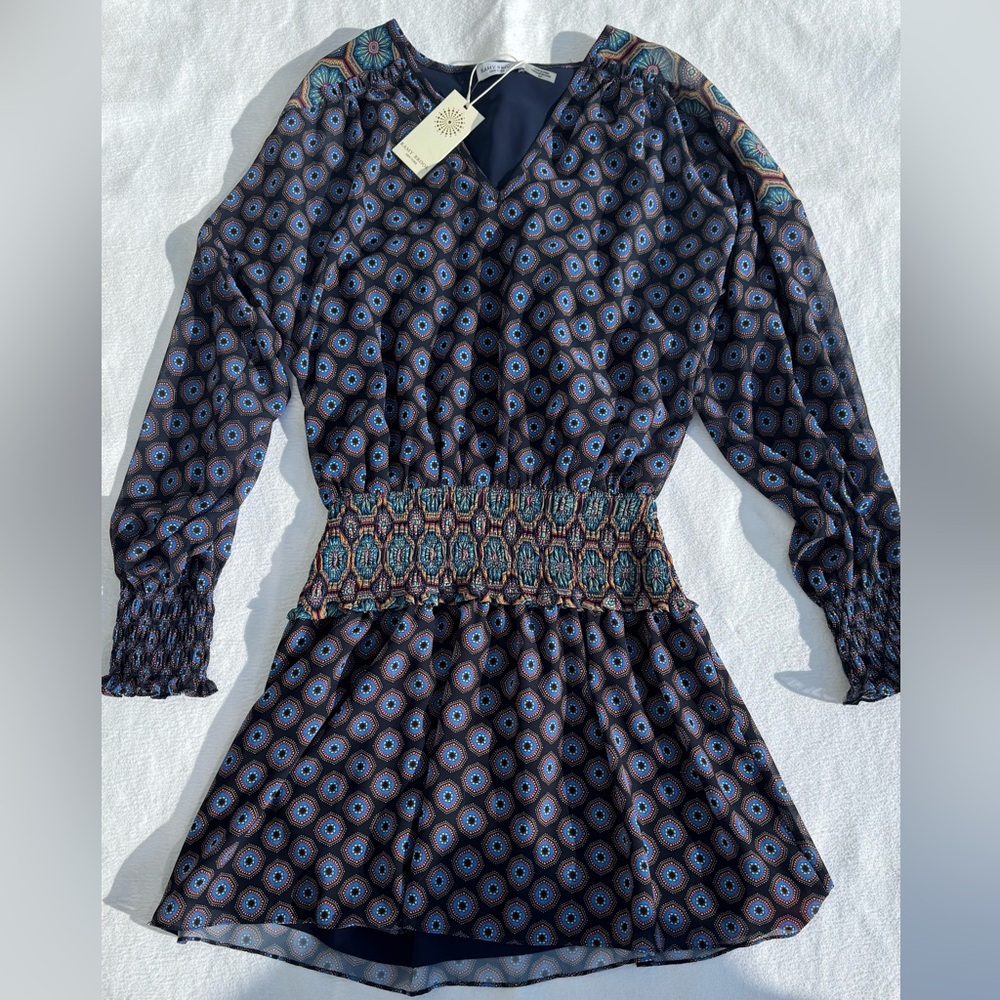 NWT Women’s Ramy Brook Elegant Printed Davie Dress S